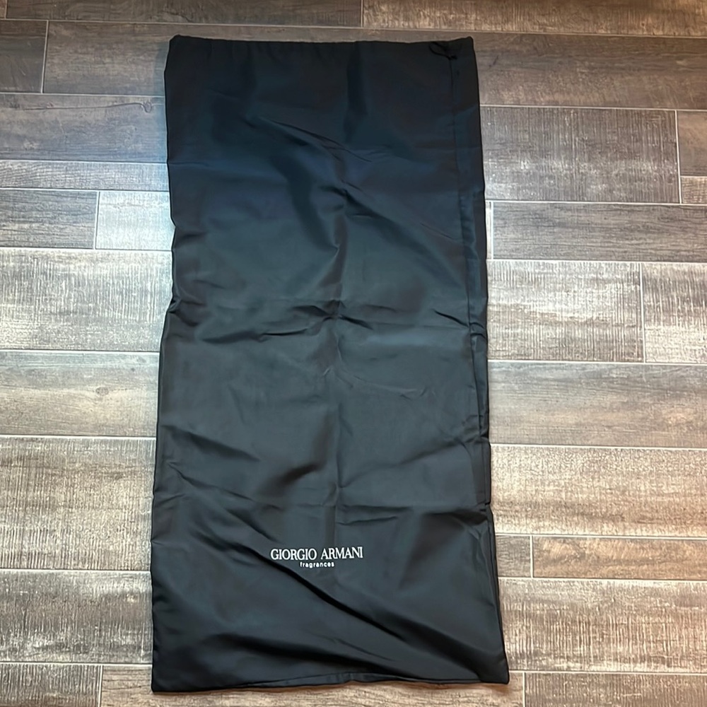 Giorgio Armani Fragrances Dust Bag Large Black New without tags